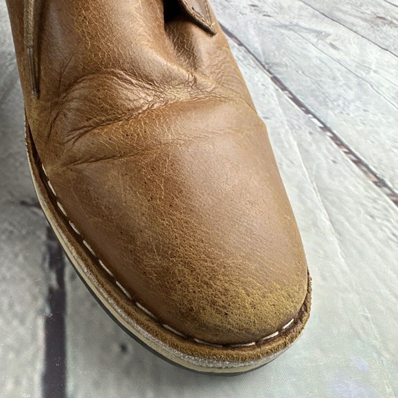 Steve Madden Harken 247 Ankle Chukka Boots Mens Size 11.5 Cognac Leather Lace Up main image 9